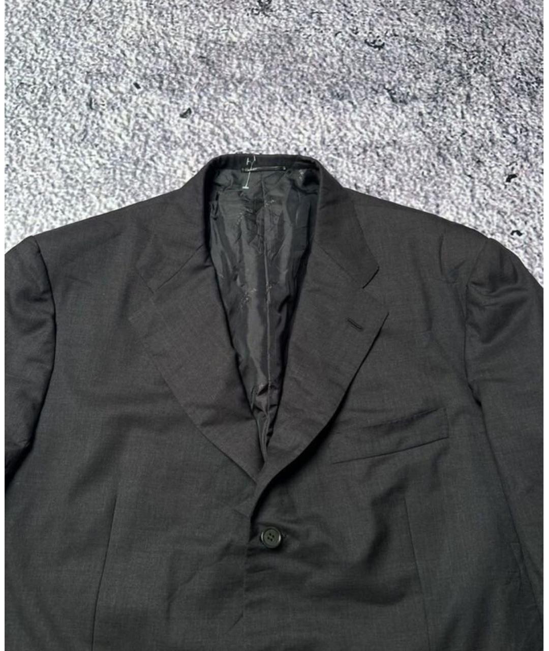 KITON Черный шерстяной пиджак, фото 3