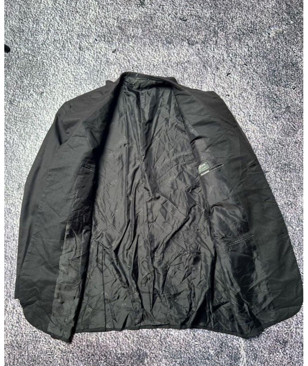 KITON Черный шерстяной пиджак, фото 7