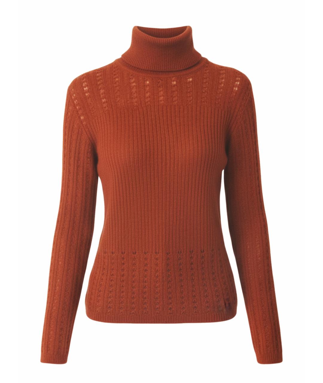 KITON Коричневый кашемировый джемпер / свитер, фото 1