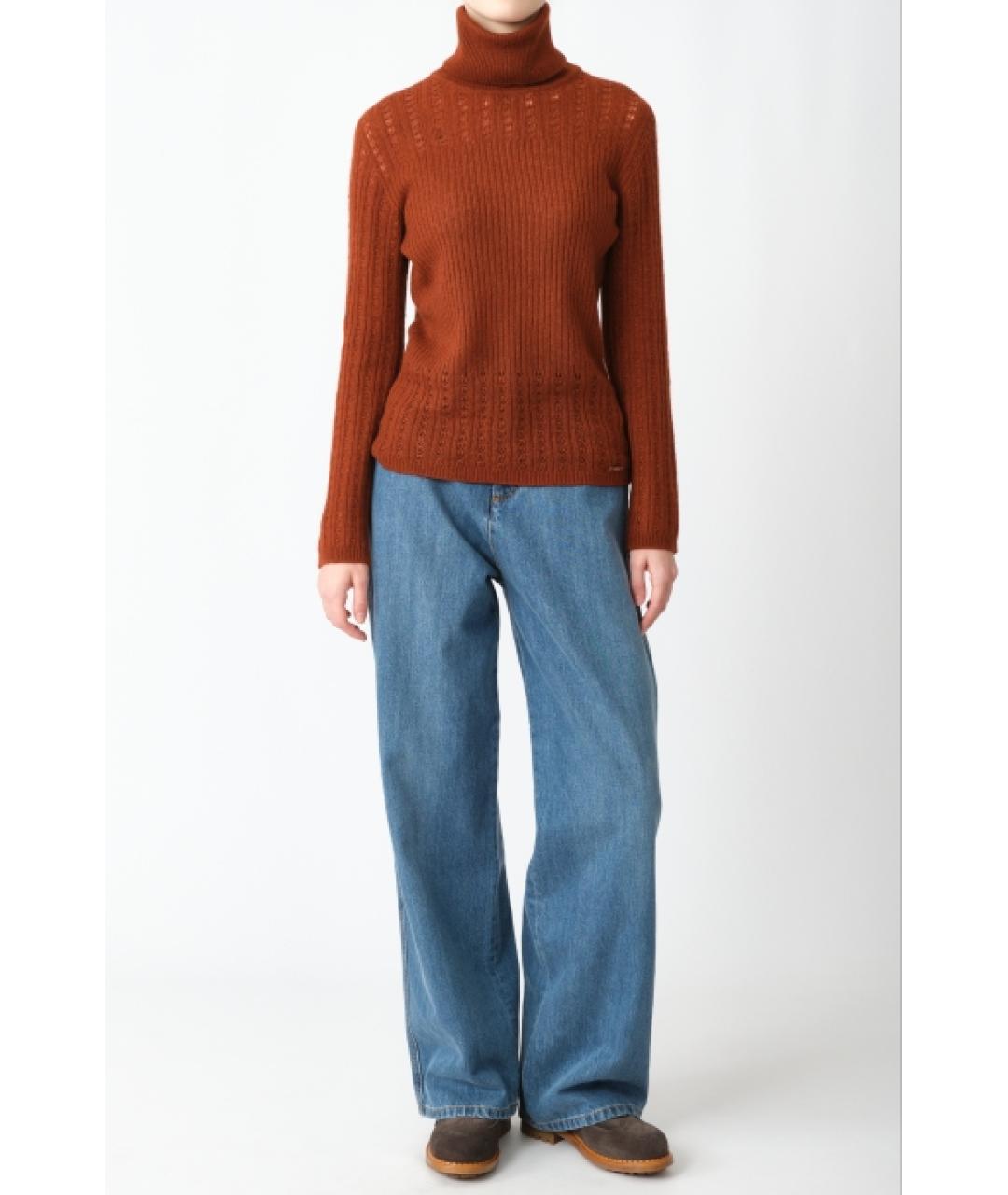 KITON Коричневый кашемировый джемпер / свитер, фото 2