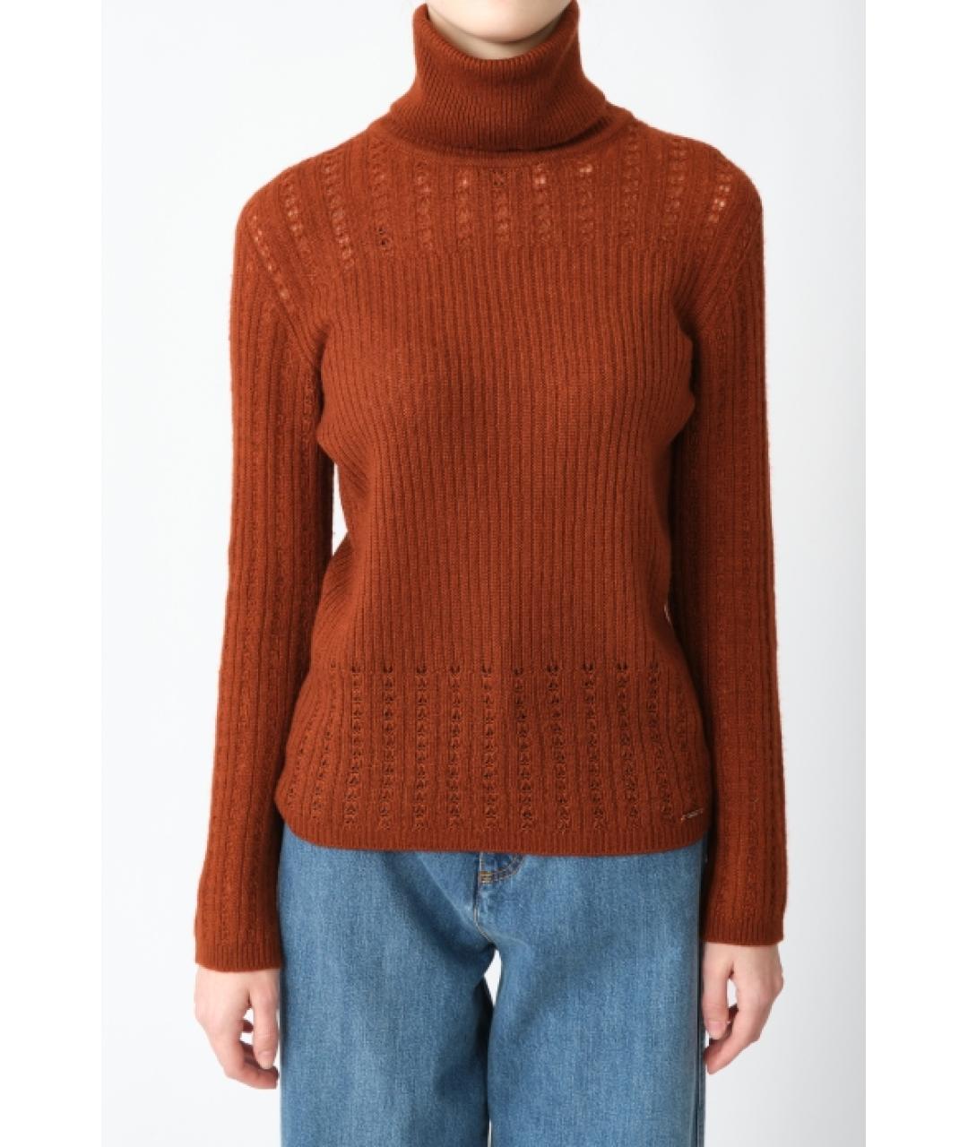 KITON Коричневый кашемировый джемпер / свитер, фото 3