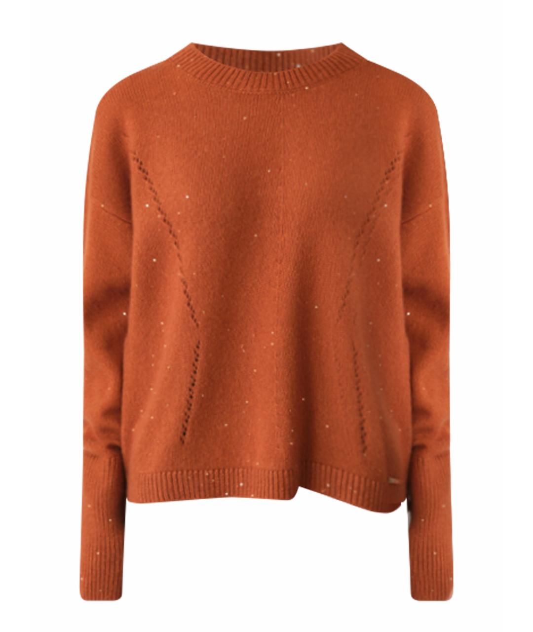 KITON Коричневый кашемировый джемпер / свитер, фото 1