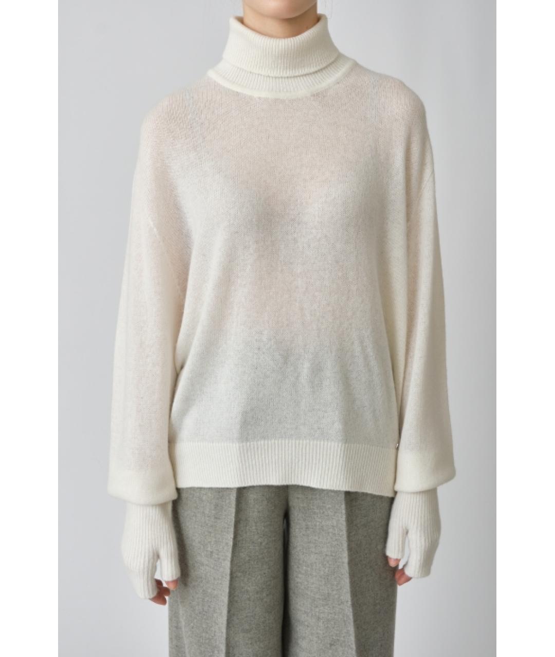 KITON Белый кашемировый джемпер / свитер, фото 3