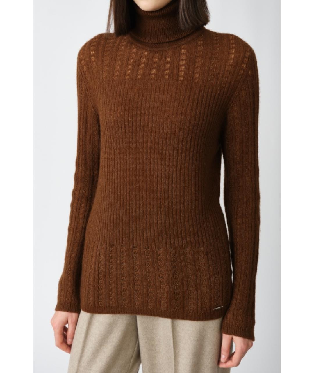 KITON Коричневый кашемировый джемпер / свитер, фото 3