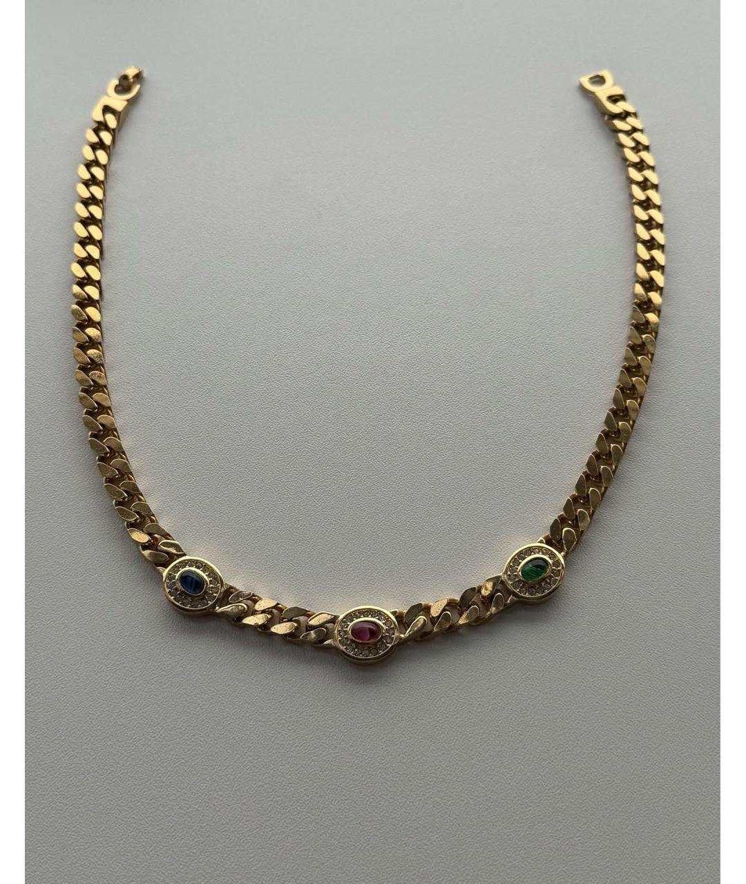 CHRISTIAN DIOR Золотое колье, фото 7