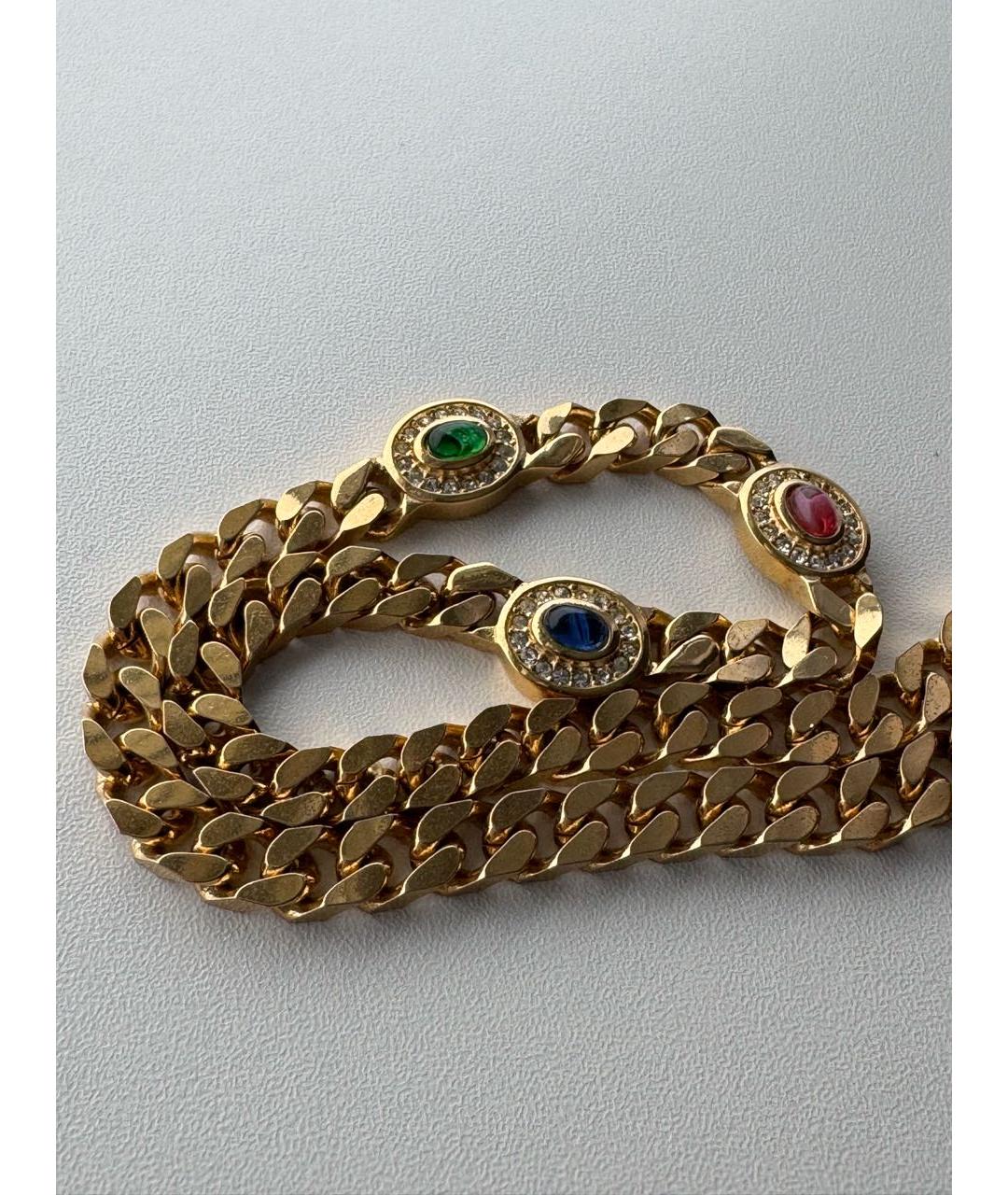 CHRISTIAN DIOR Золотое колье, фото 6