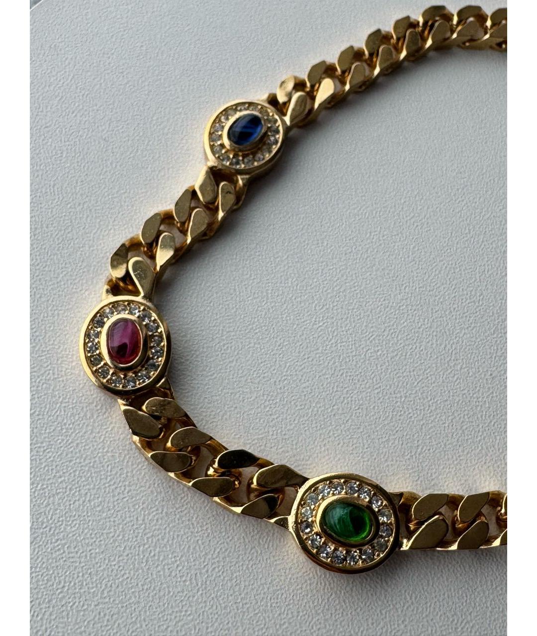 CHRISTIAN DIOR Золотое колье, фото 3