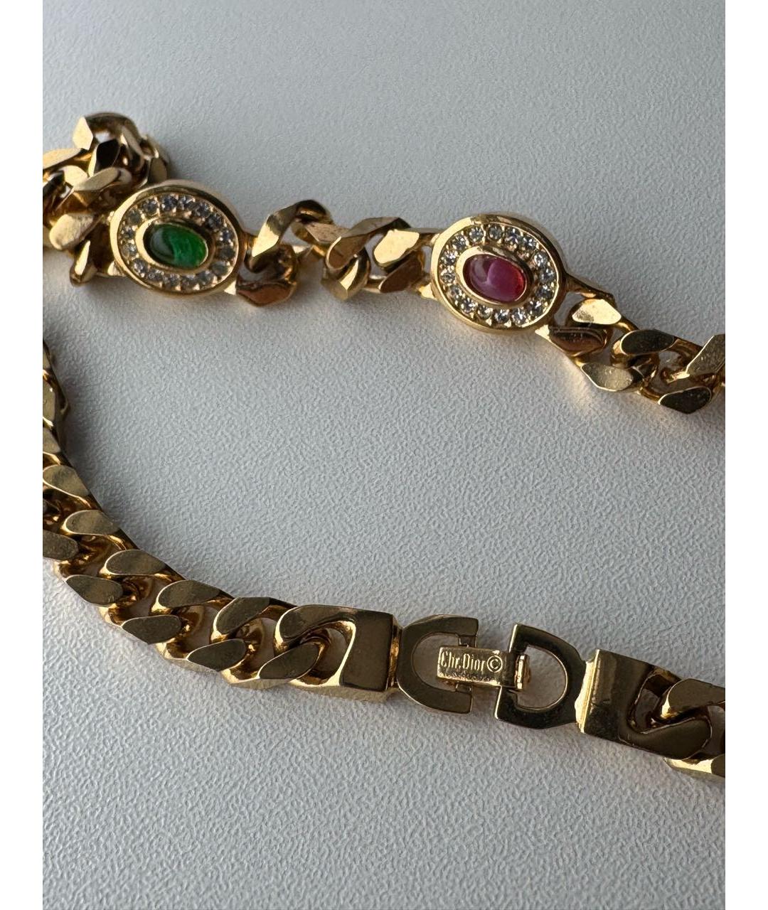 CHRISTIAN DIOR Золотое колье, фото 4