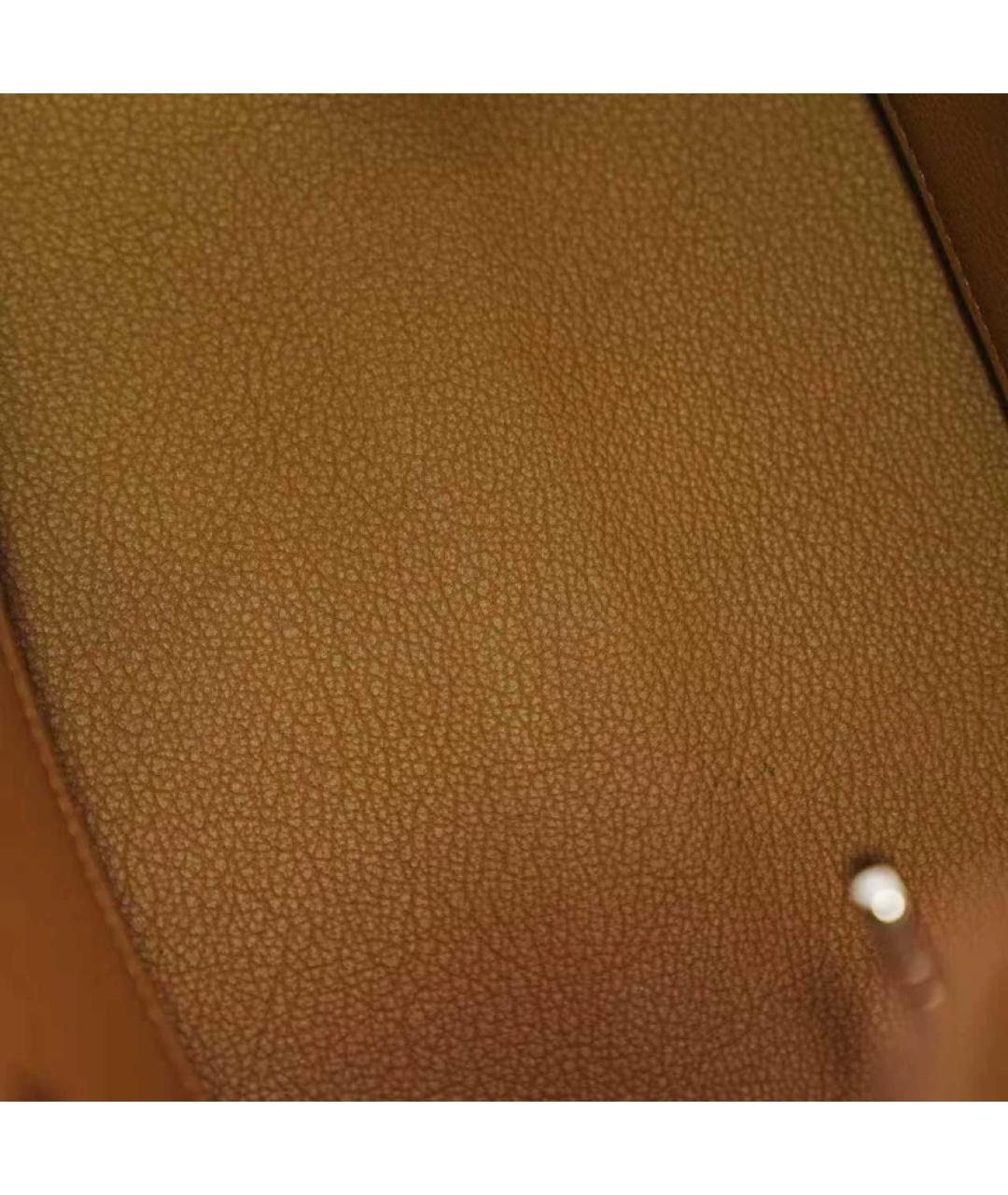 CHRISTIAN DIOR Бежевая кожаная сумка тоут, фото 8