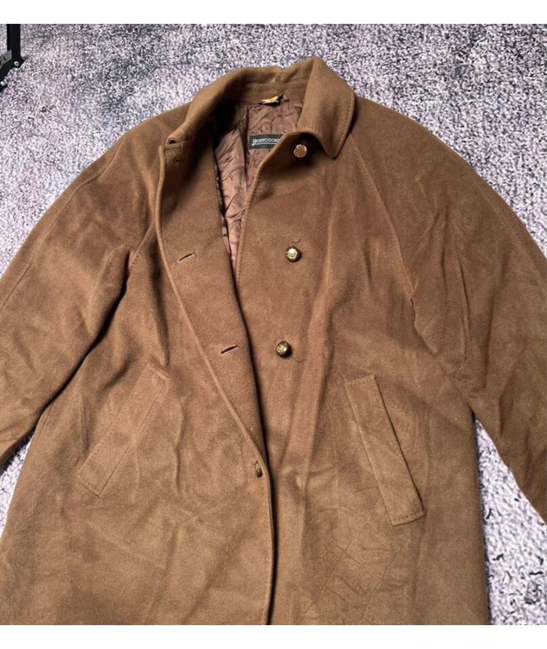 HERNO Коричневое шерстяное пальто, фото 3