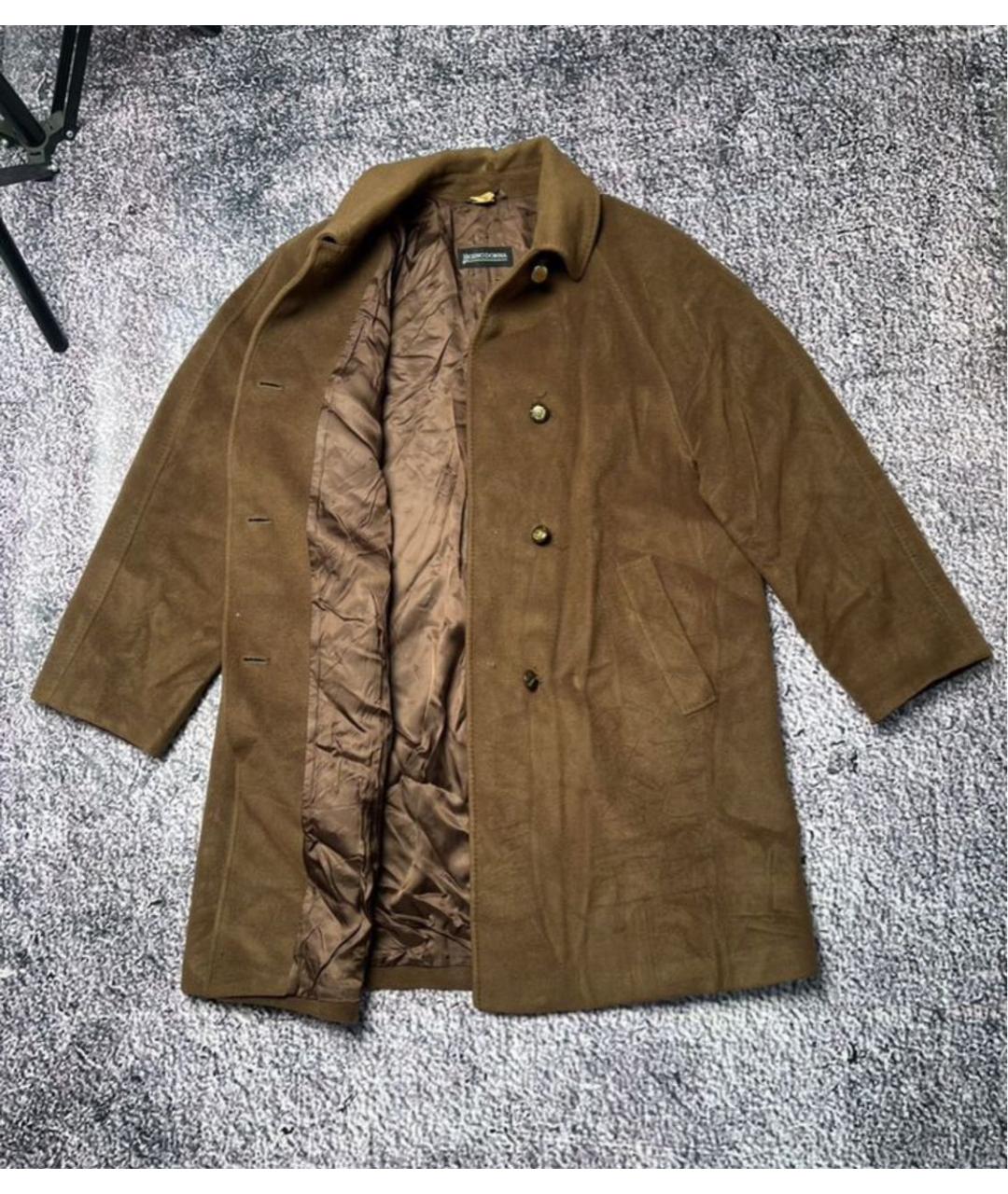 HERNO Коричневое шерстяное пальто, фото 8