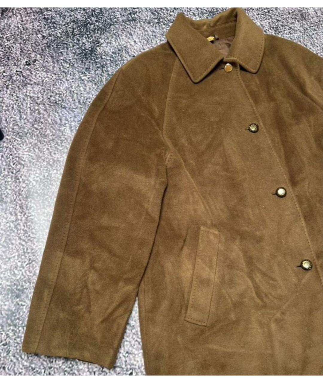 HERNO Коричневое шерстяное пальто, фото 4