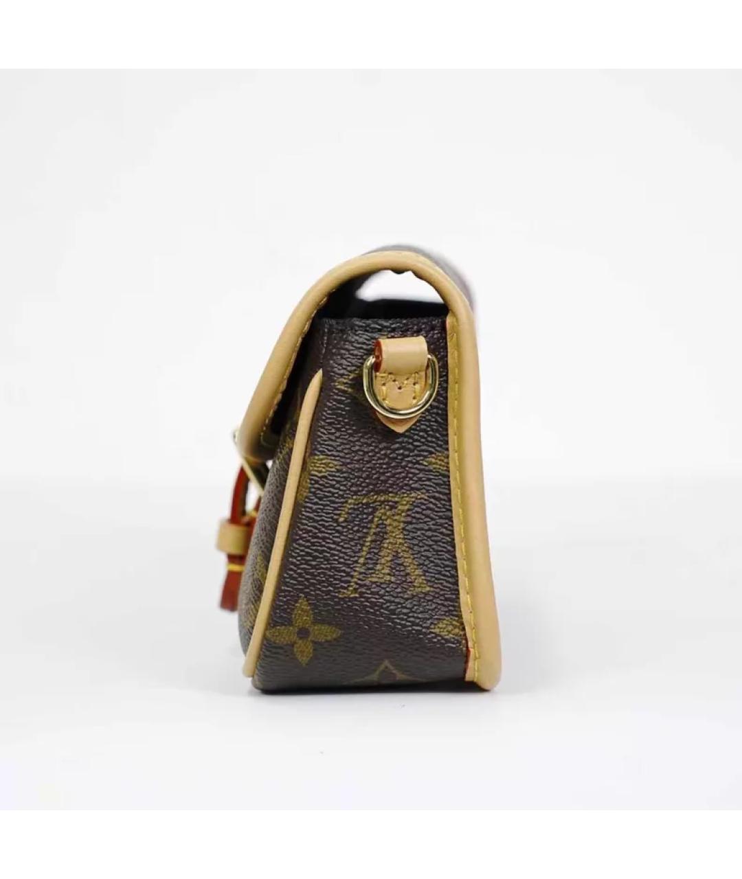 LOUIS VUITTON Коричневая сумка через плечо, фото 3