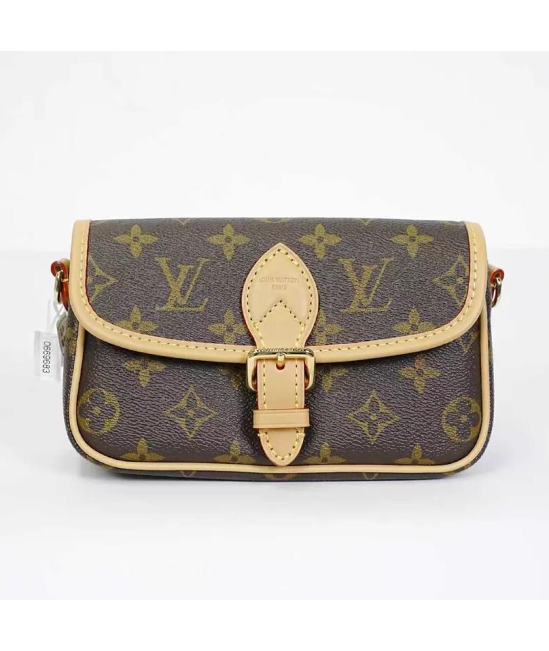 LOUIS VUITTON Коричневая сумка через плечо, фото 10