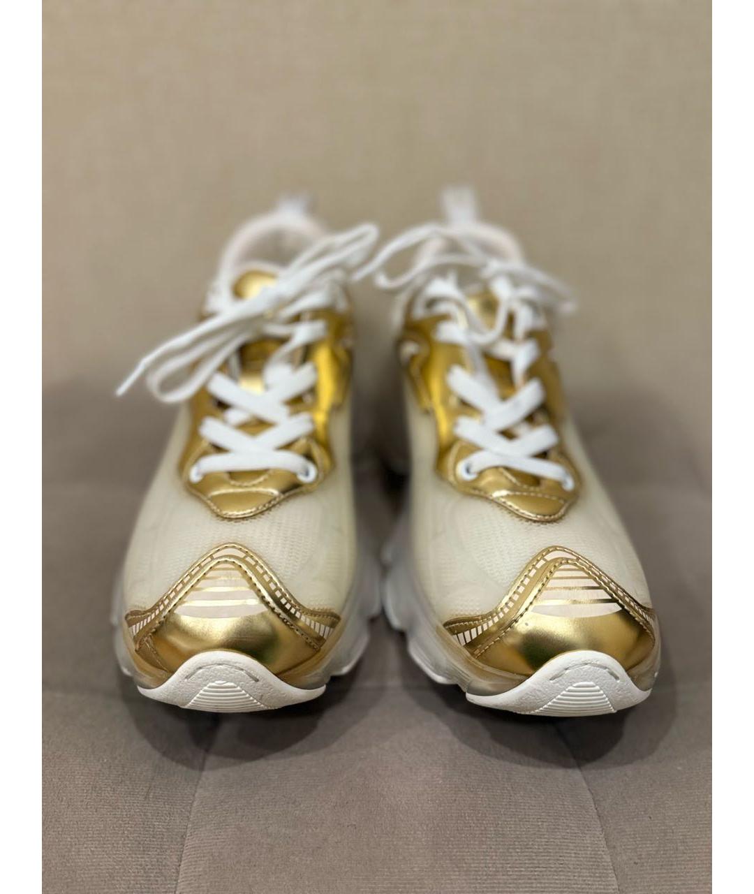 CHRISTIAN DIOR Золотые кроссовки, фото 2