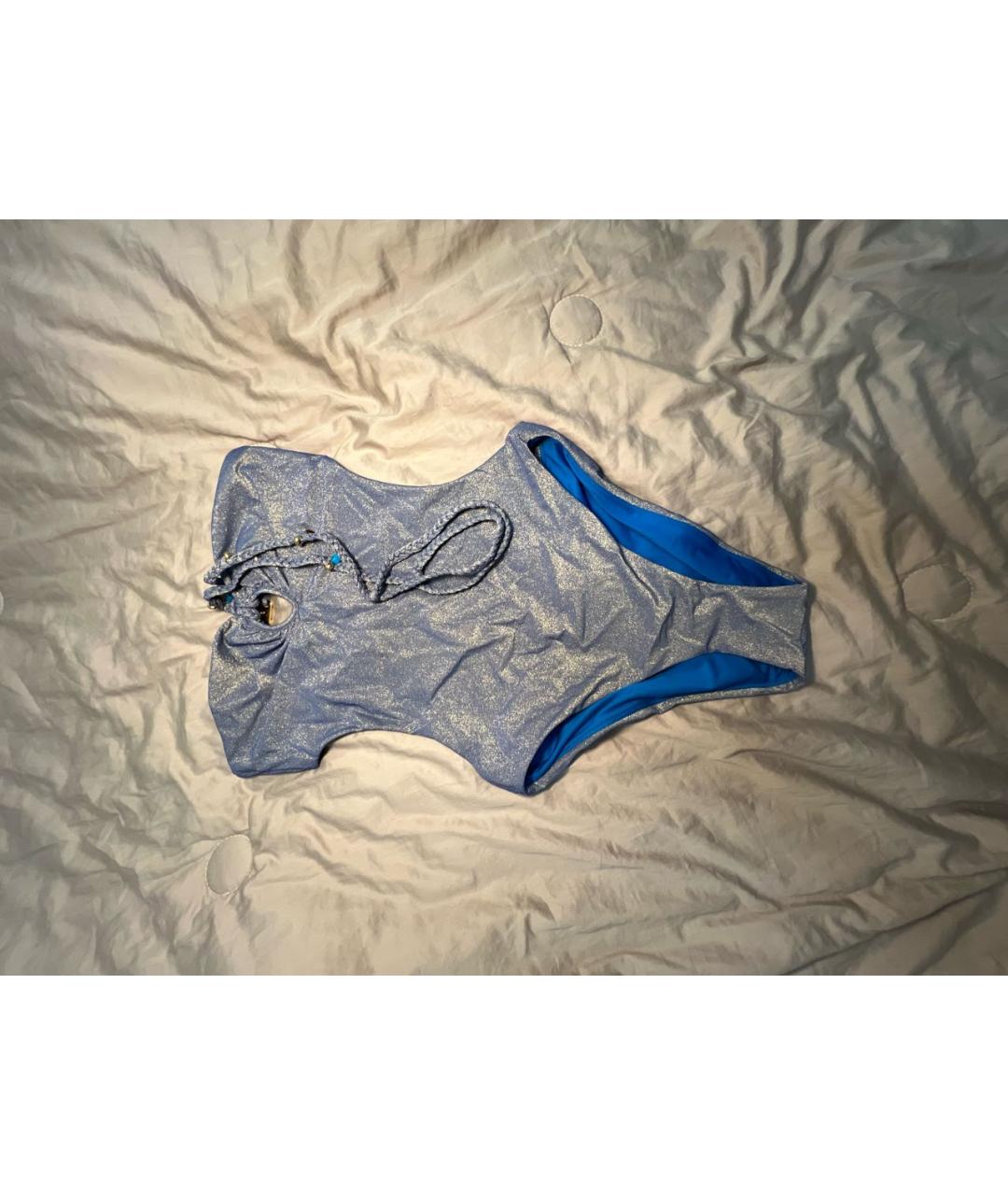 WOLFORD Серебрянный полиэстеровый купальник, фото 7