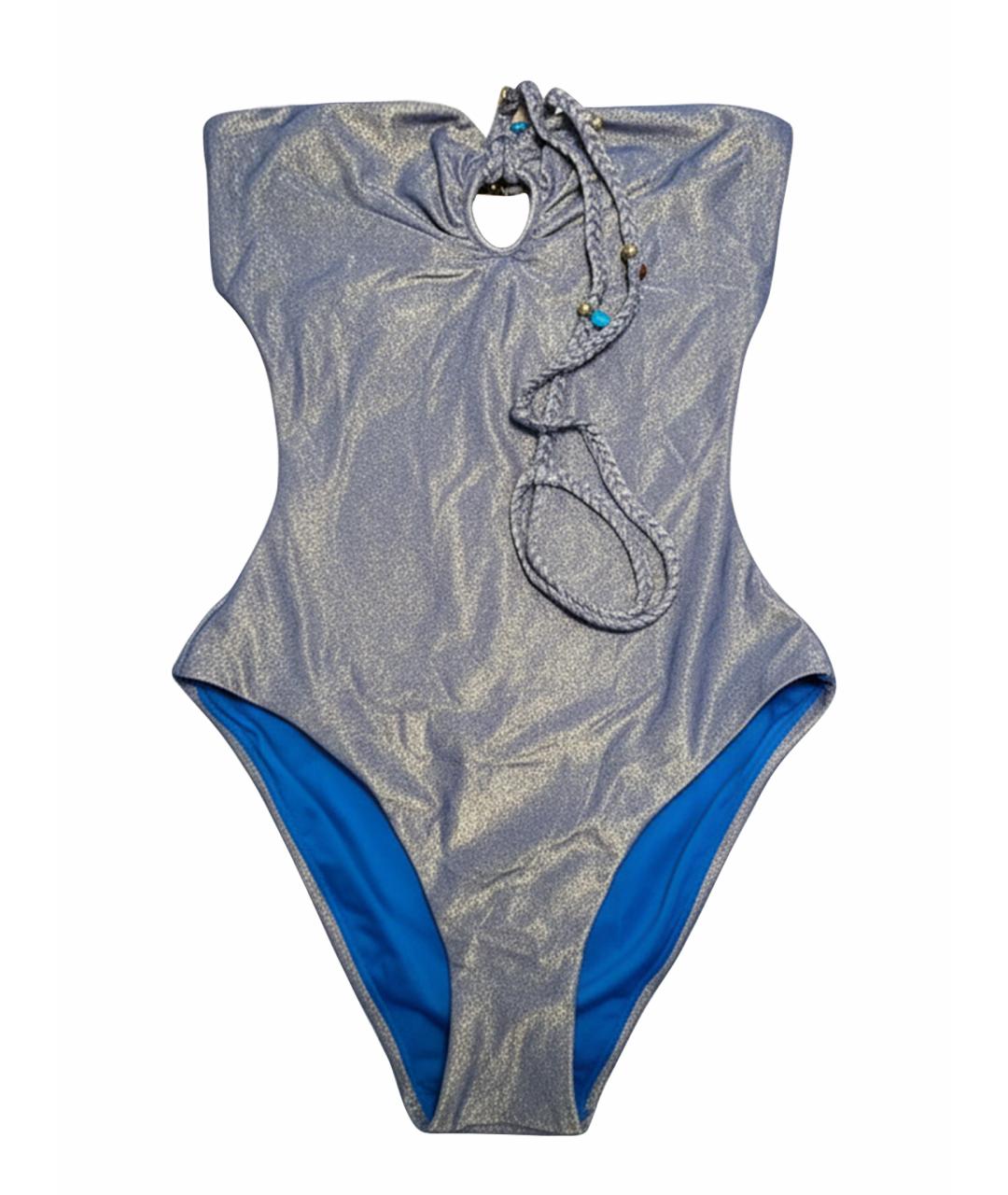 WOLFORD Серебрянный полиэстеровый купальник, фото 1