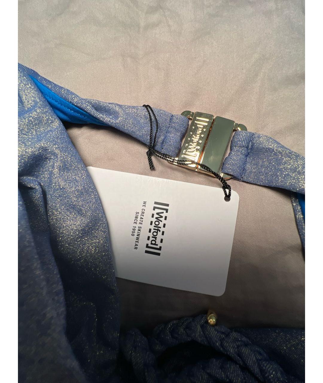 WOLFORD Серебрянный полиэстеровый купальник, фото 4