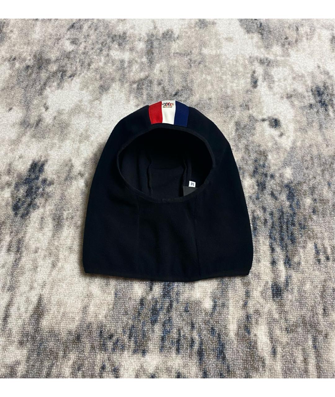 MONCLER Темно-синяя шапка, фото 5