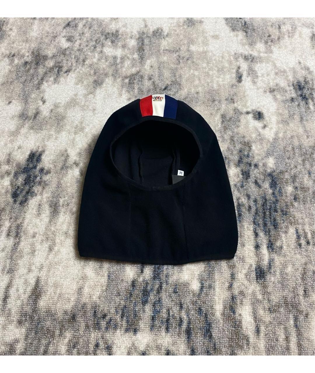 MONCLER Темно-синяя шапка, фото 6