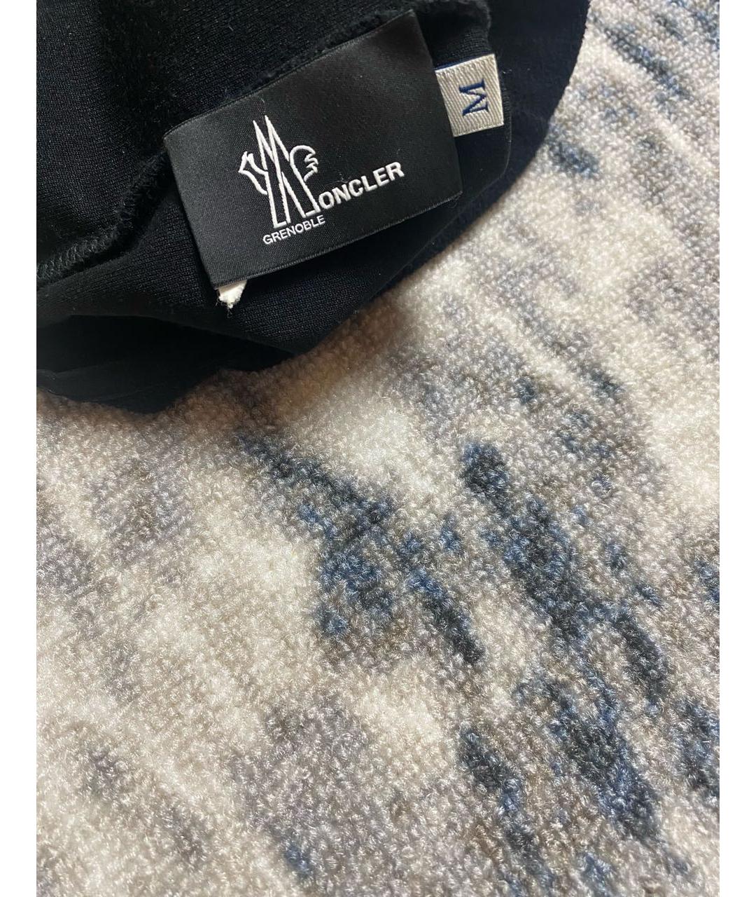 MONCLER Темно-синяя шапка, фото 4