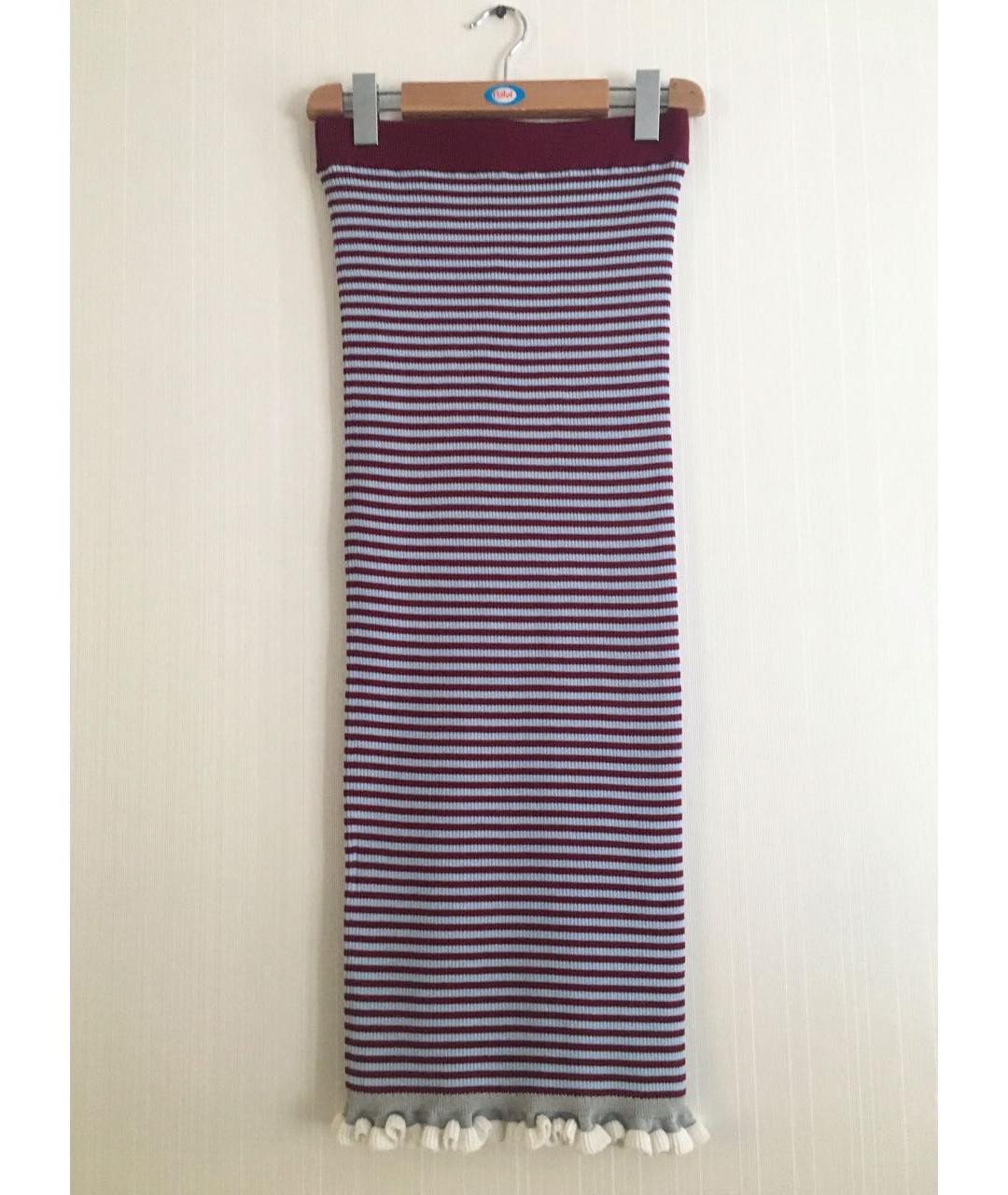 KENZO Мульти хлопковая юбка миди, фото 9