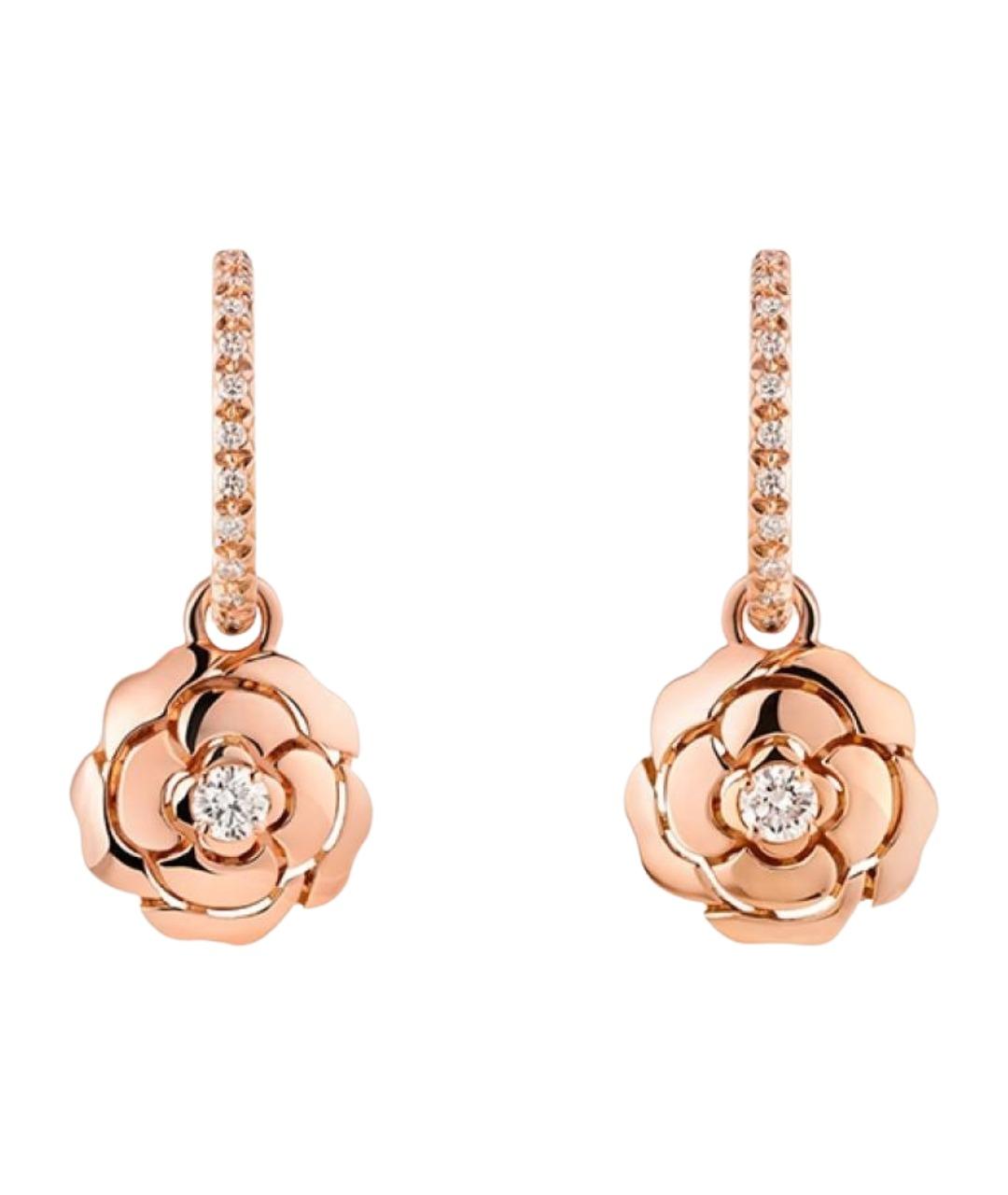 CHANEL Золотые серьги из розового золота, фото 1