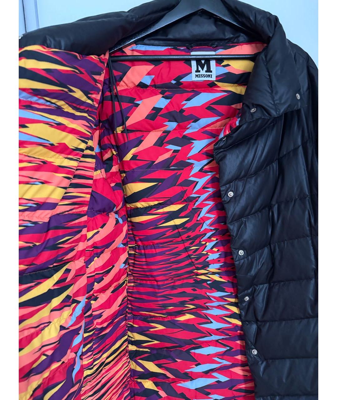MISSONI Черный полиэстеровый пуховик, фото 4