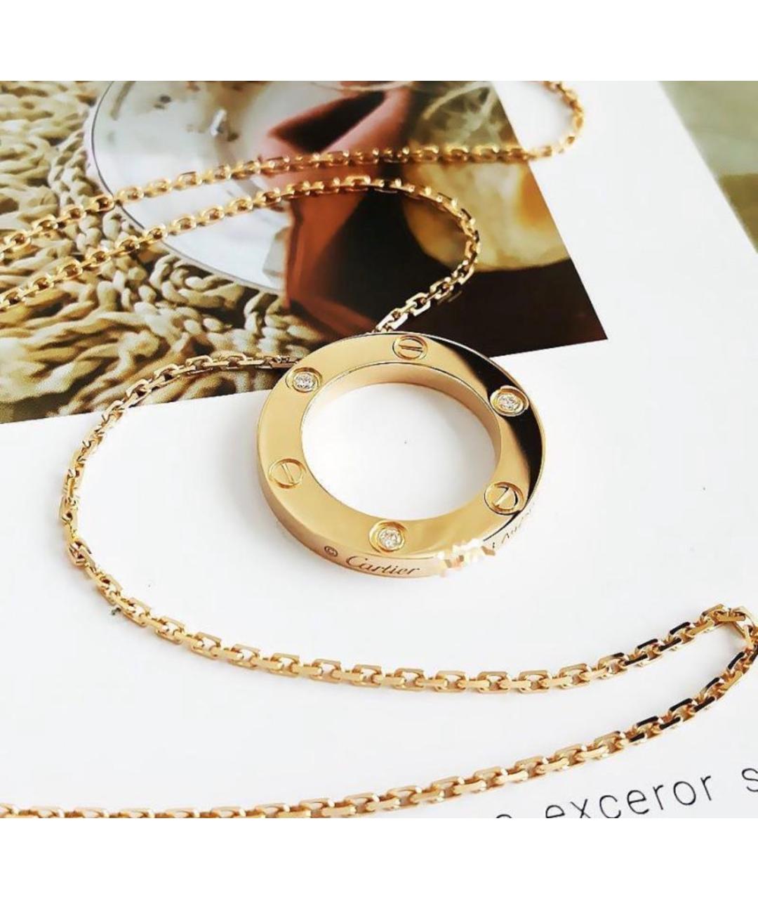 CARTIER Золотая подвеска из желтого золота, фото 3