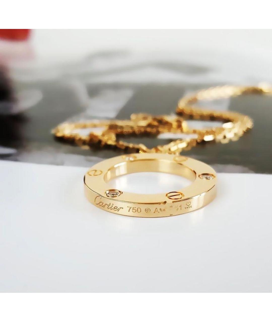 CARTIER Золотая подвеска из желтого золота, фото 5