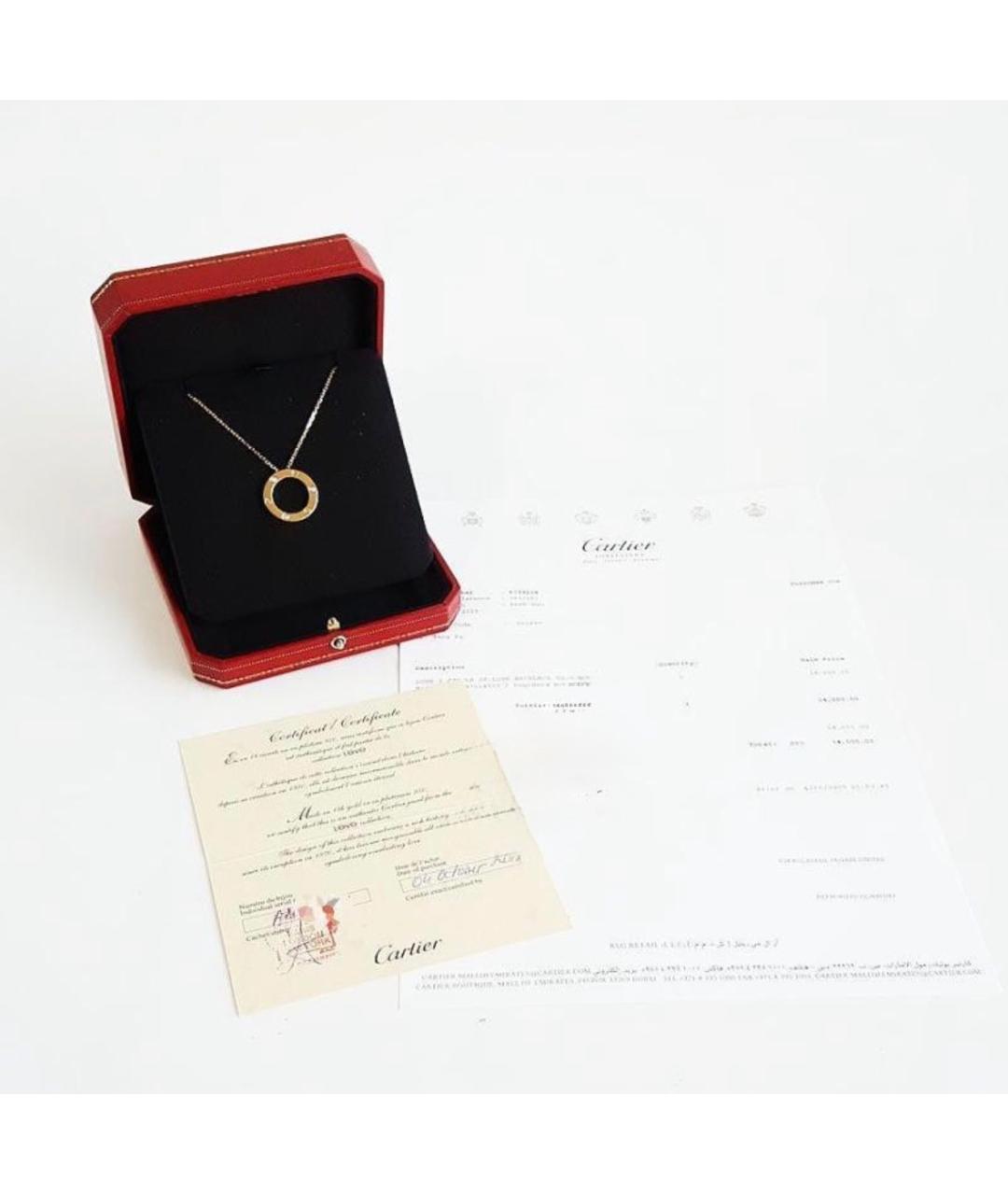 CARTIER Золотая подвеска из желтого золота, фото 2