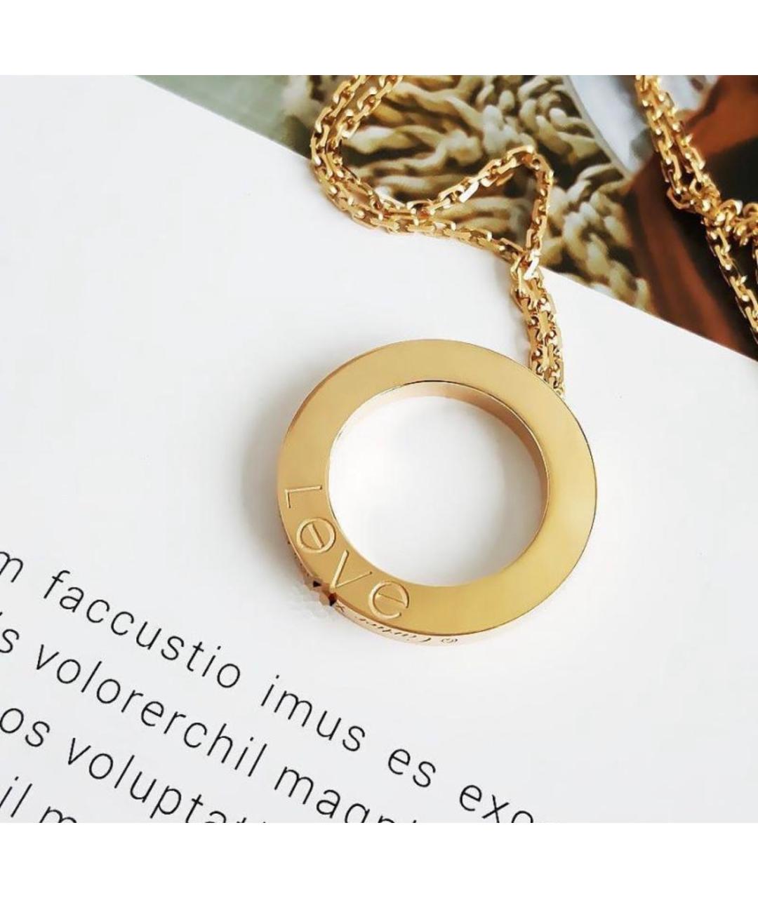 CARTIER Золотая подвеска из желтого золота, фото 4