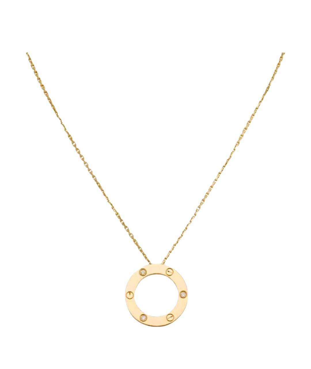 CARTIER Золотая подвеска из желтого золота, фото 1