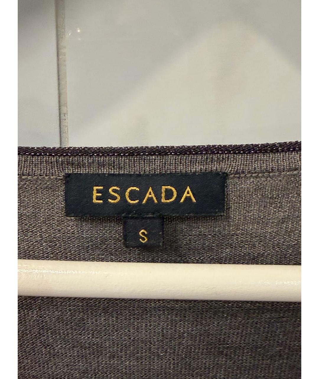 ESCADA Серый кашемировый кардиган, фото 4