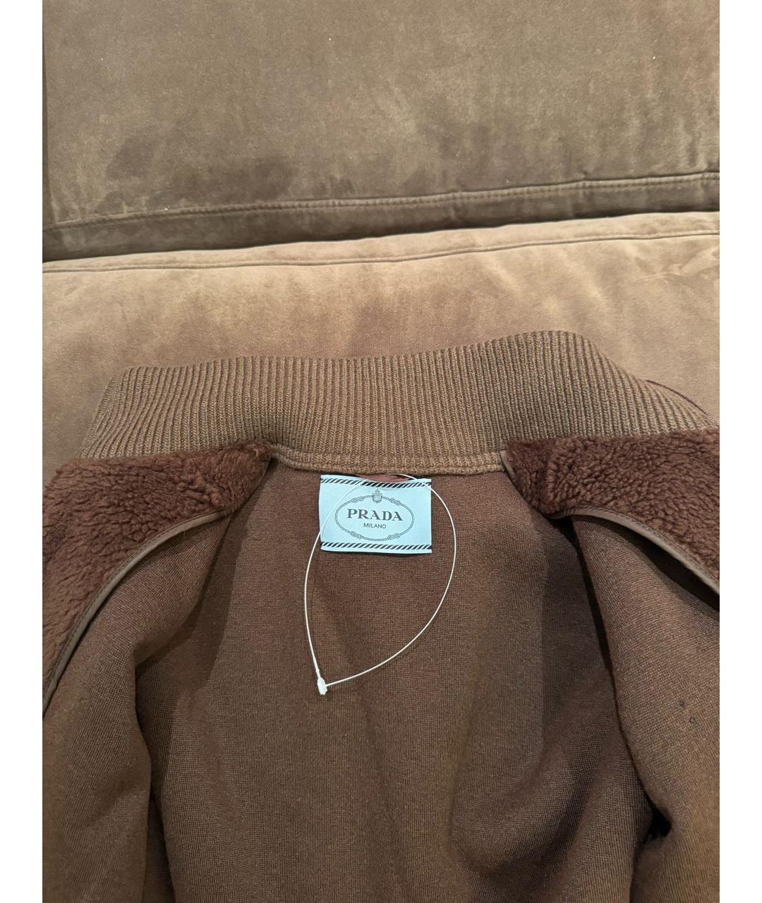 PRADA Коричневая куртка, фото 3