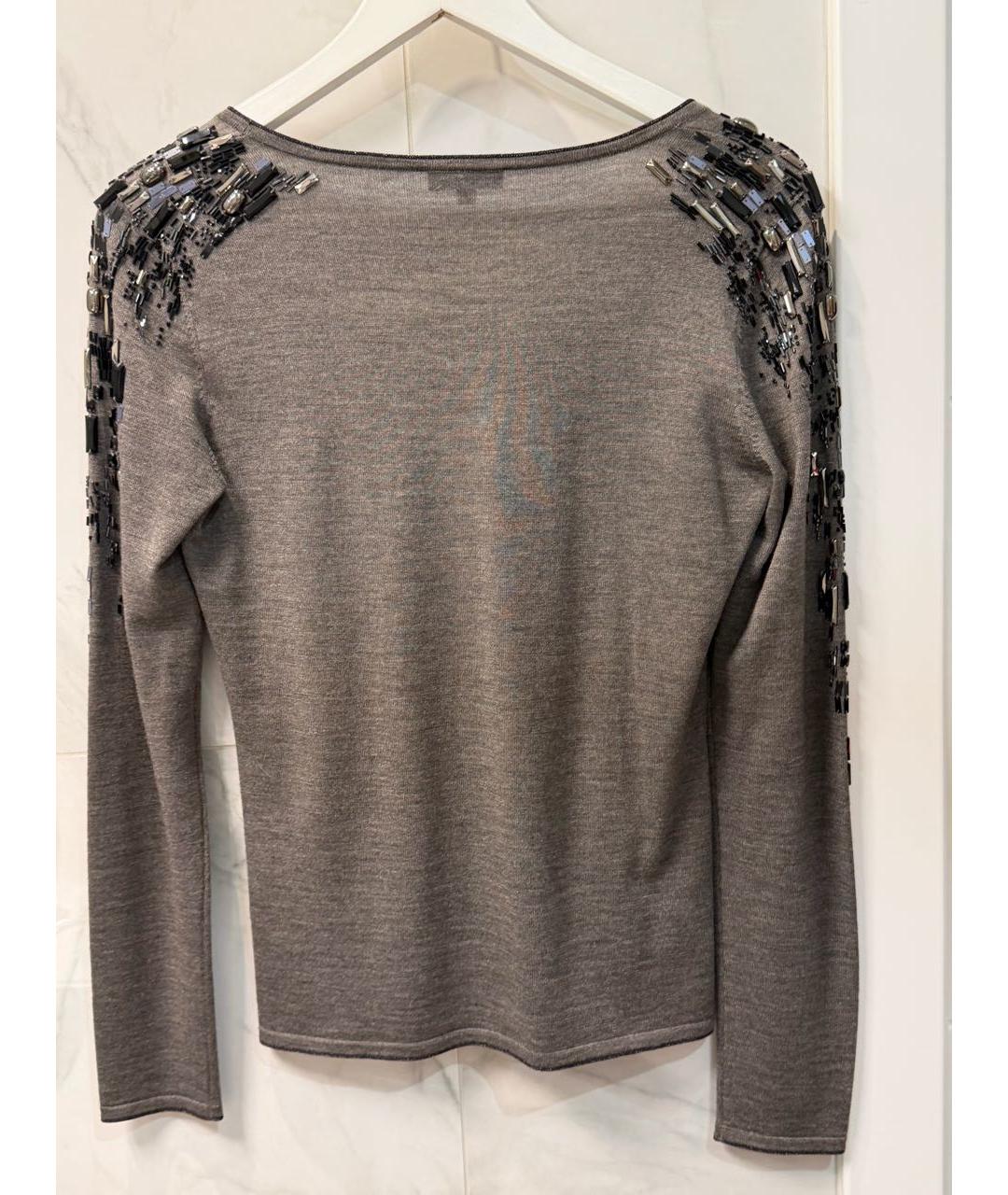ESCADA Серебрянный шерстяной джемпер / свитер, фото 2