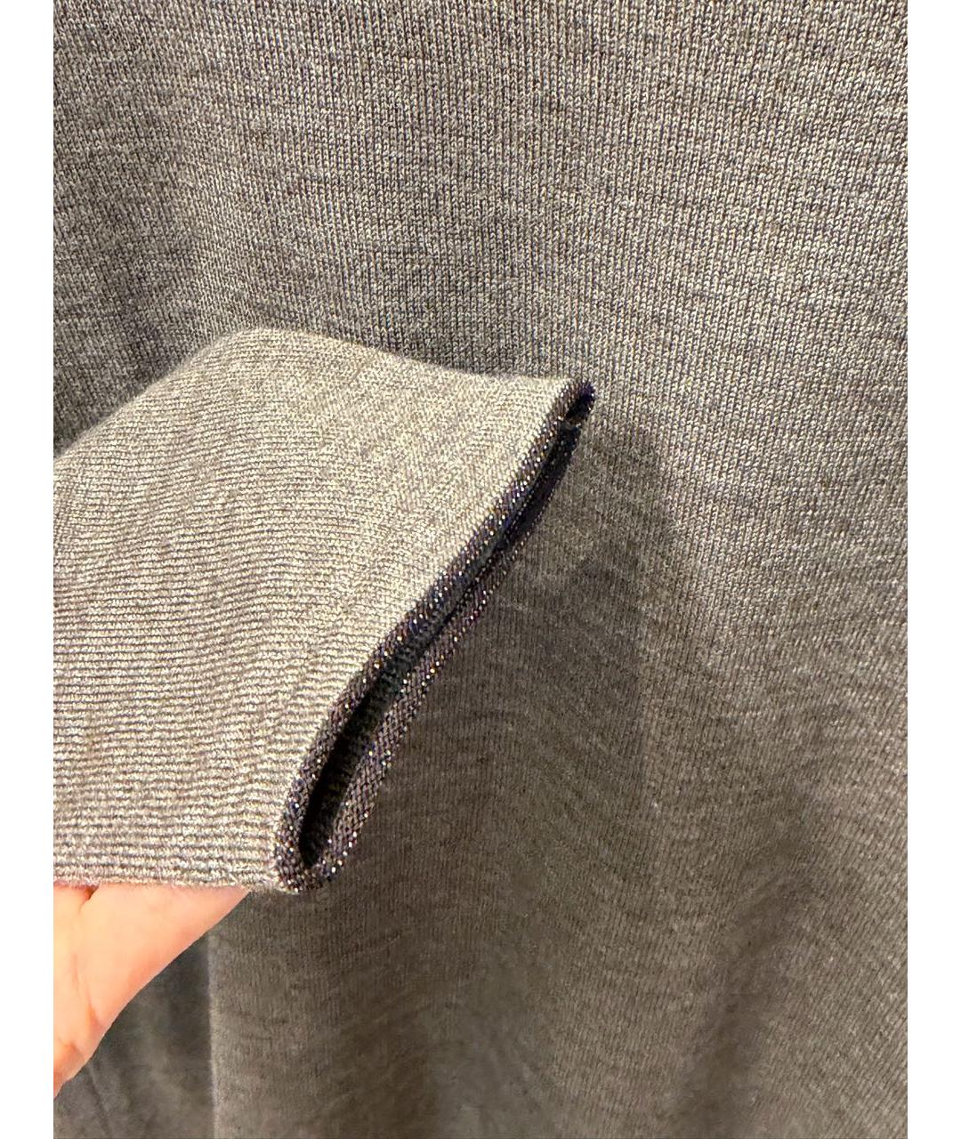 ESCADA Серебрянный шерстяной джемпер / свитер, фото 5