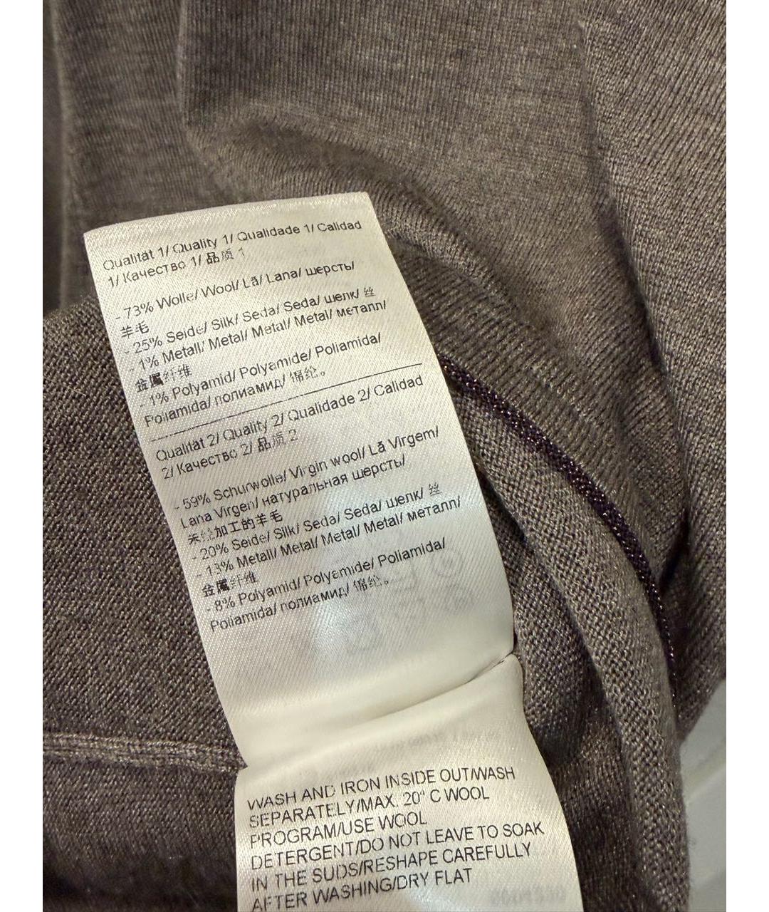 ESCADA Серебрянный шерстяной джемпер / свитер, фото 7