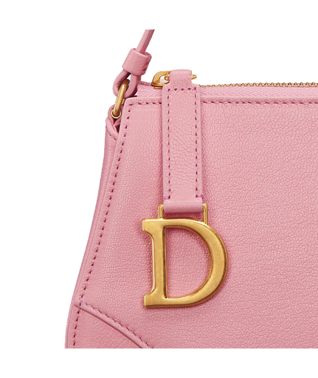 CHRISTIAN DIOR Розовая сумка через плечо, фото 5