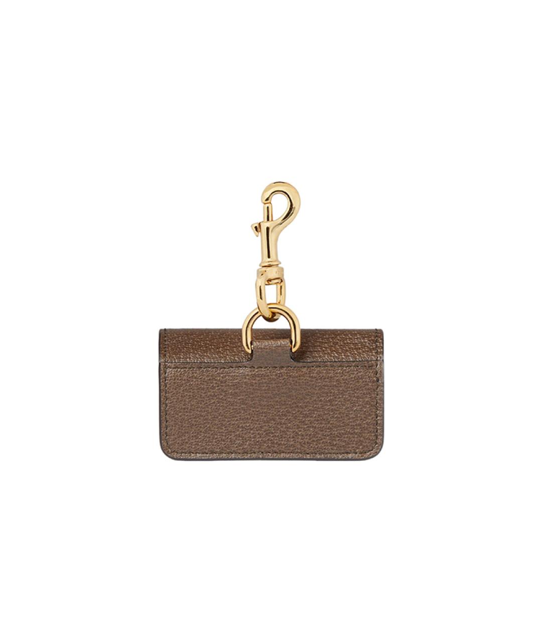 GUCCI Коричневый брелок, фото 3