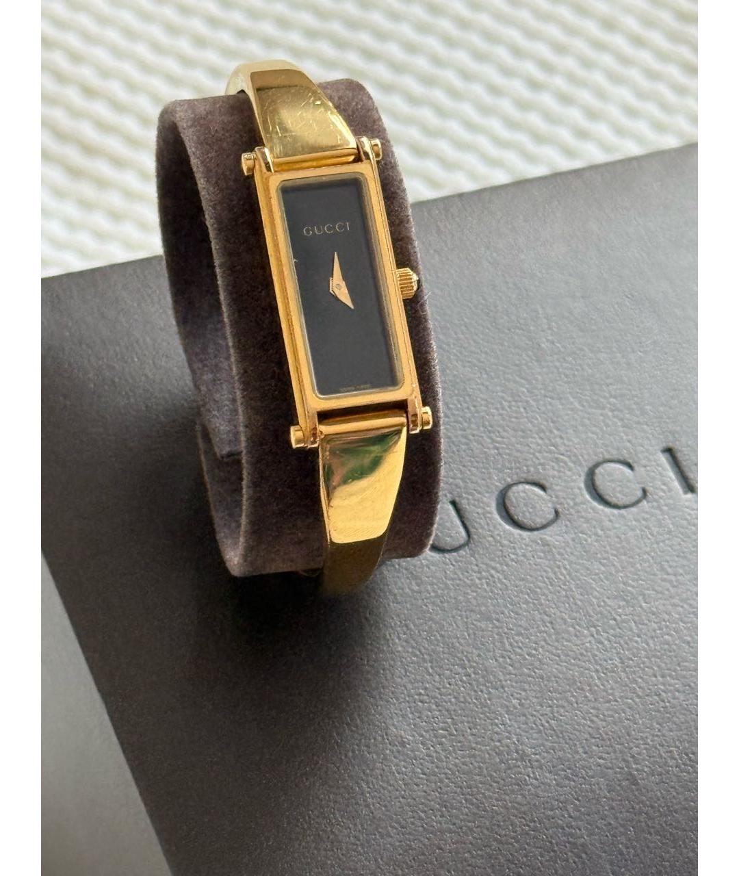 GUCCI Золотые часы, фото 5