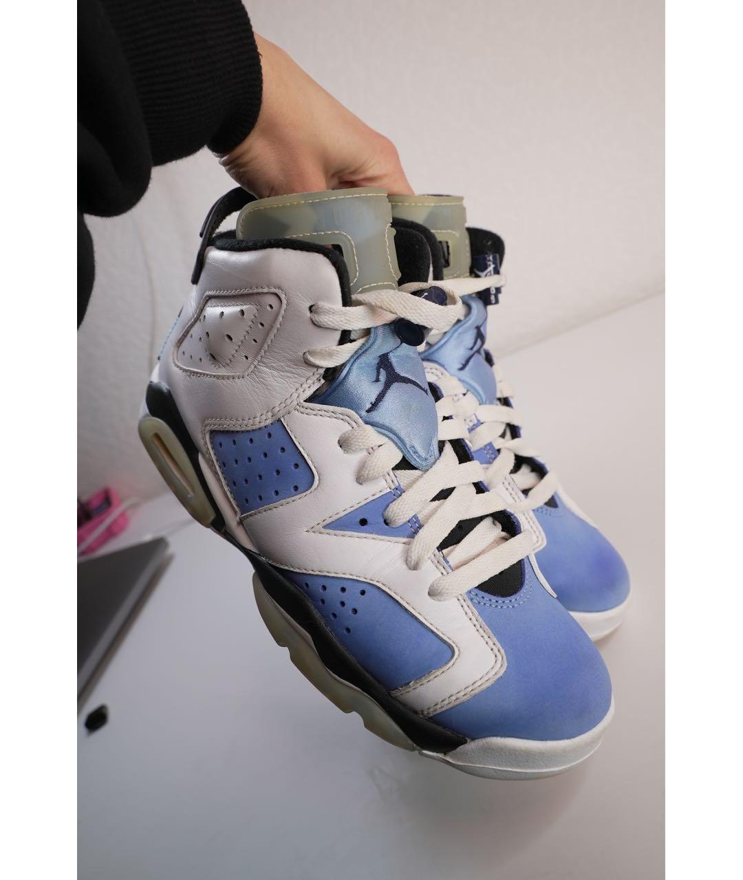 JORDAN Голубые кроссовки, фото 6
