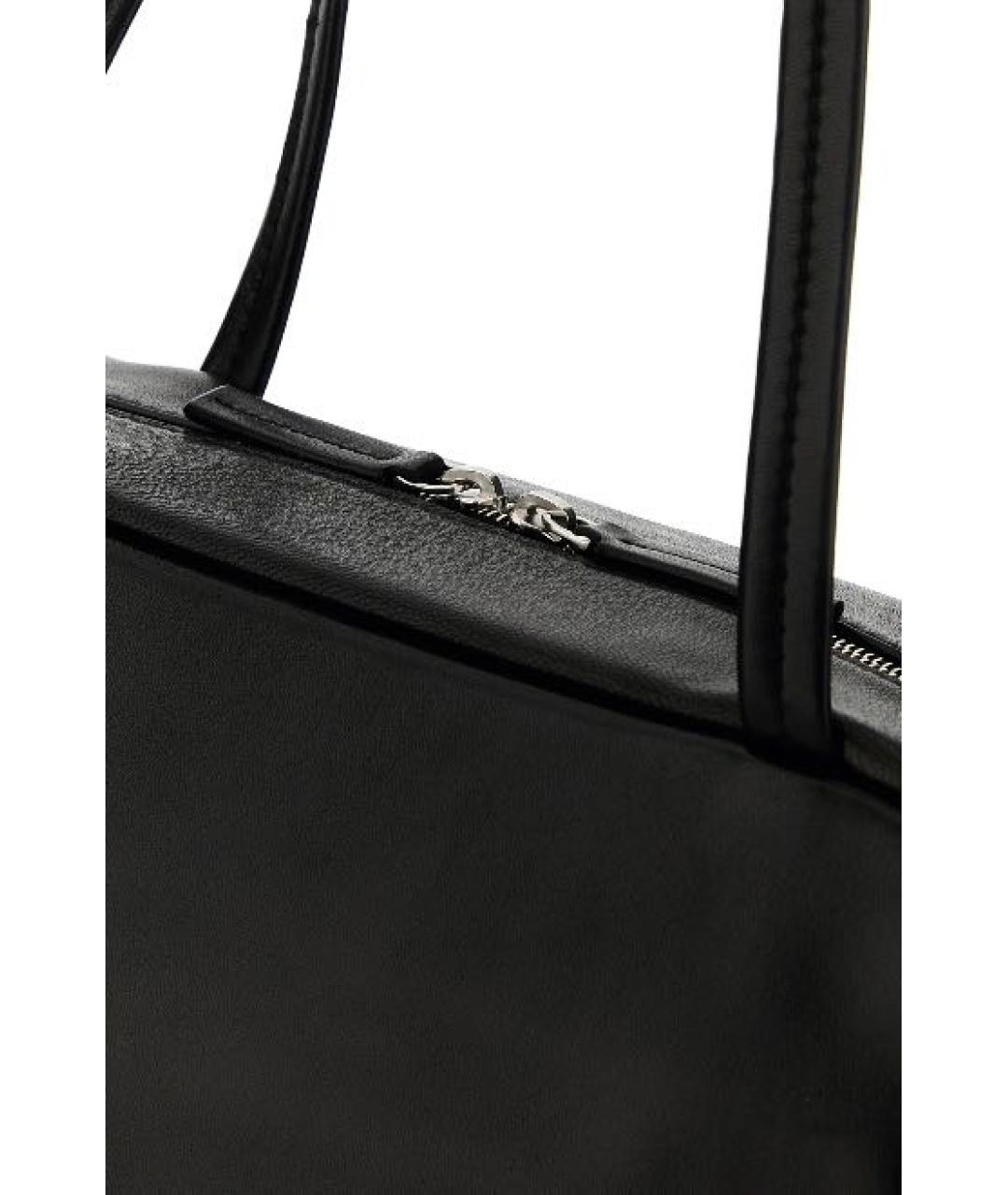 THE ROW Черная кожаная сумка тоут, фото 3