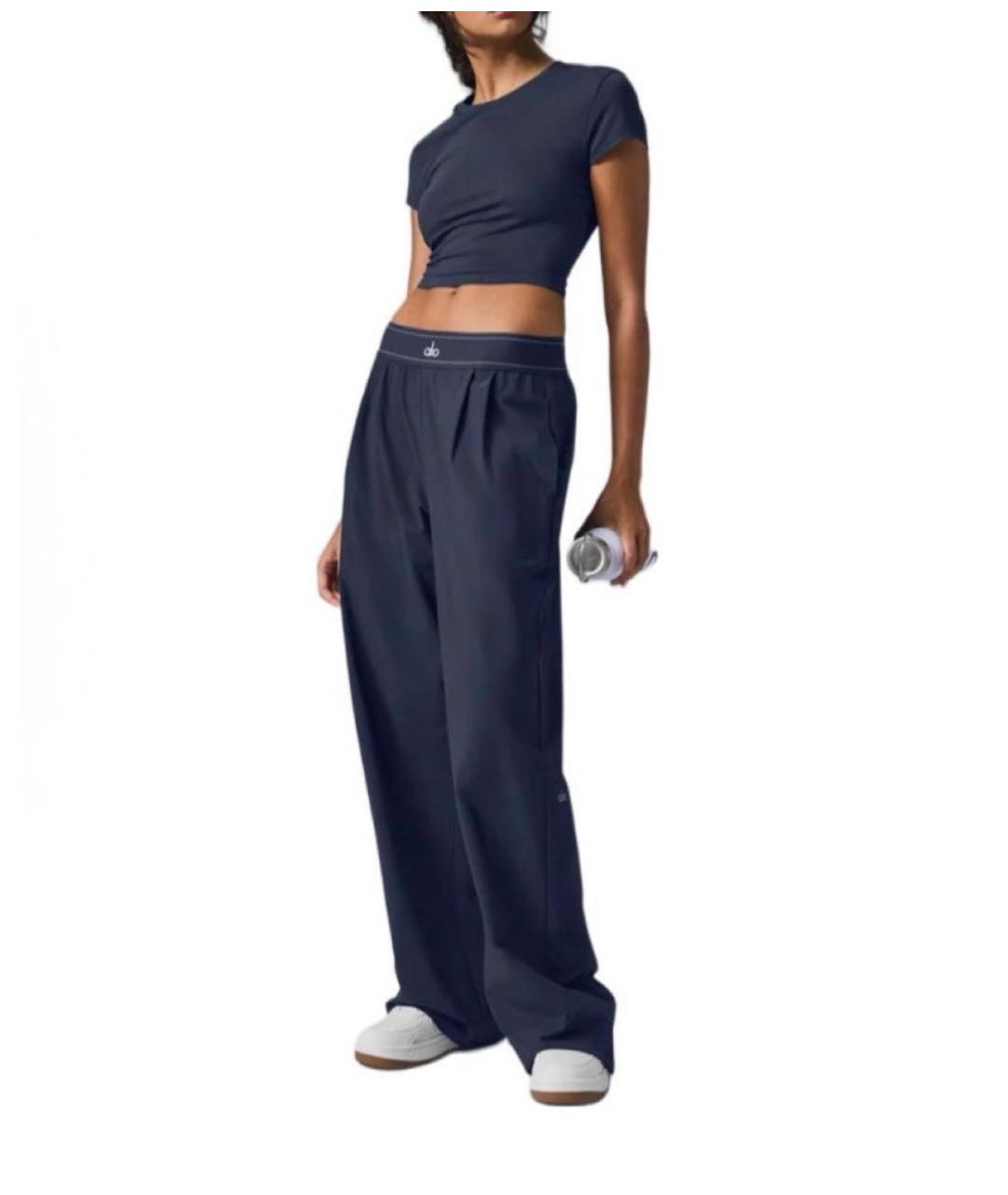 ALO YOGA Темно-синие спортивные брюки и шорты, фото 4