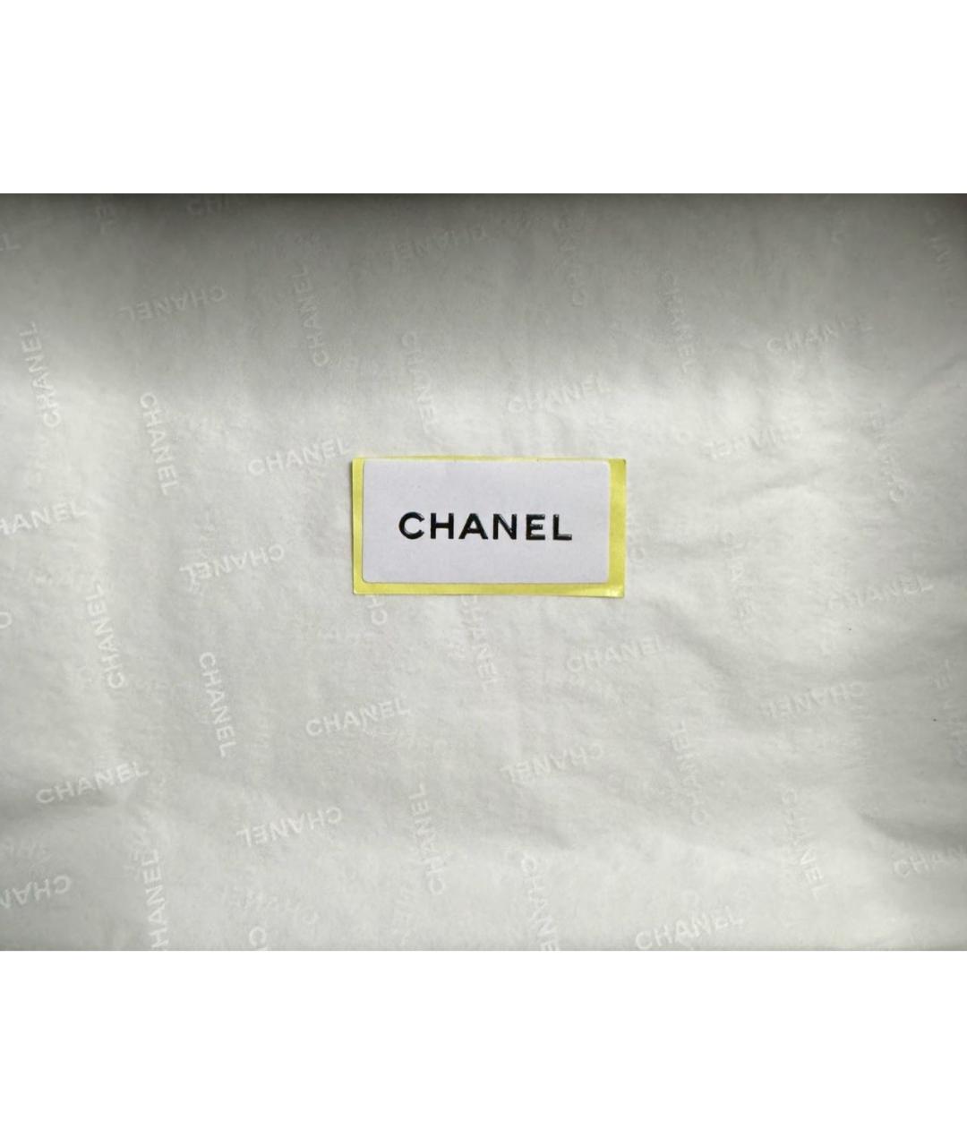 CHANEL Черная кожаная сумка через плечо, фото 8