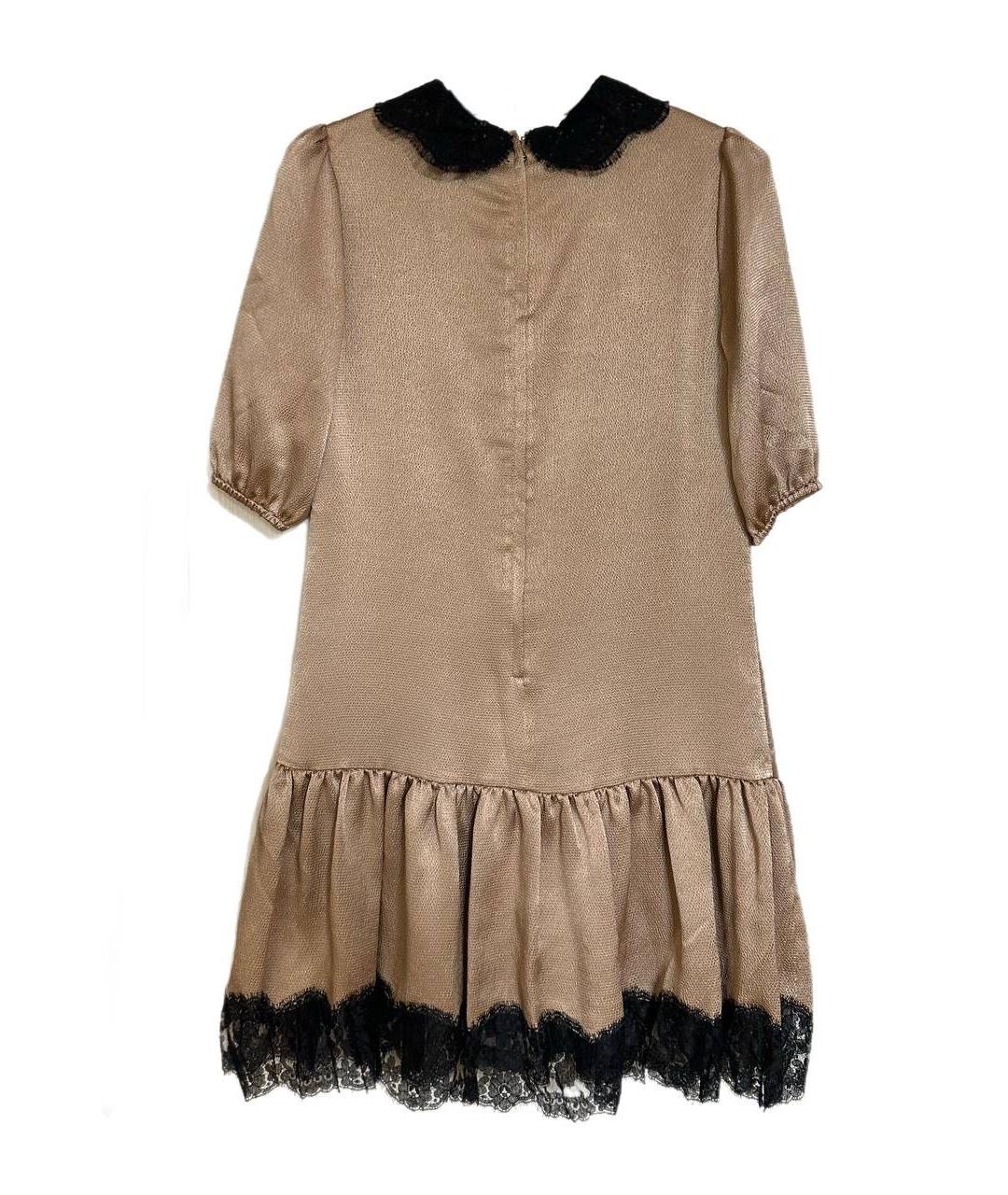 DOLCE&GABBANA Коричневое платье, фото 2