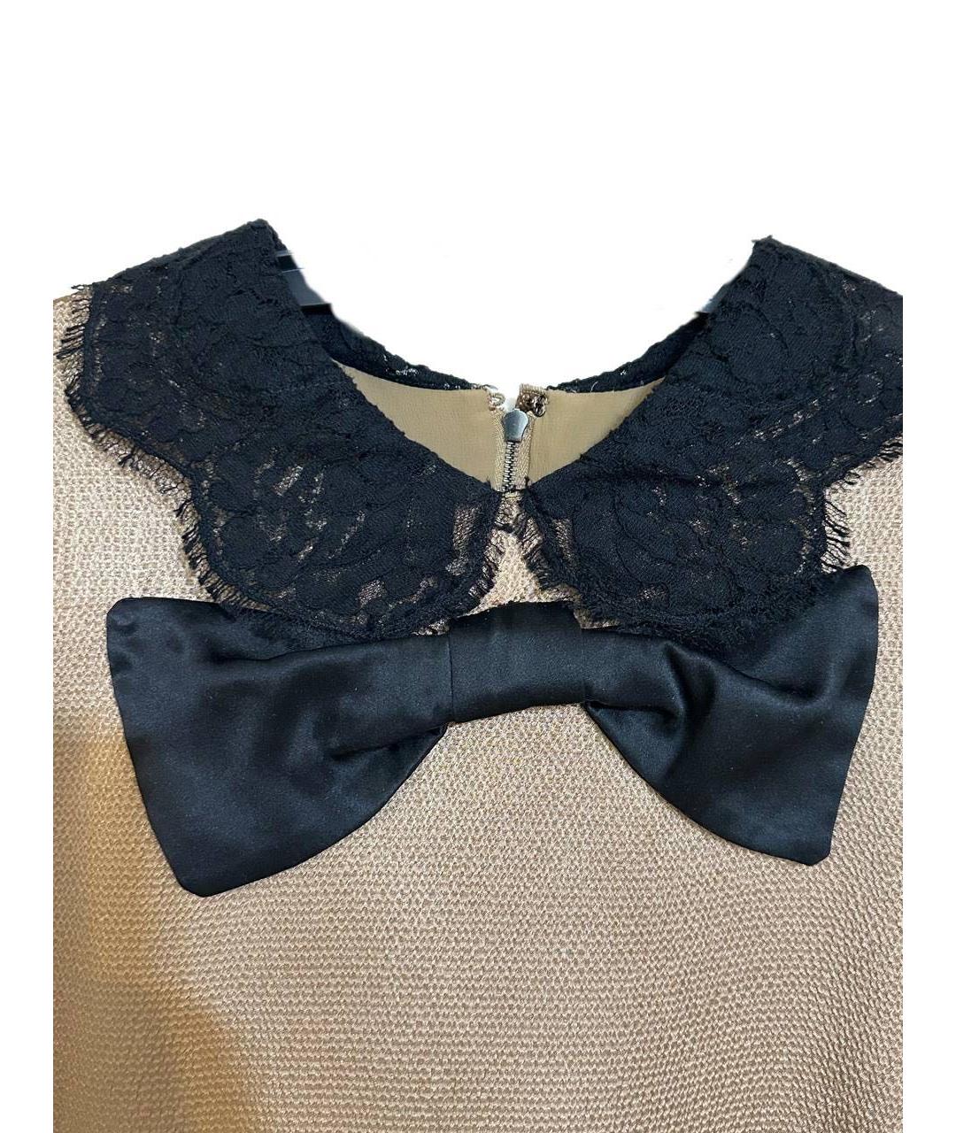 DOLCE&GABBANA Коричневое платье, фото 4