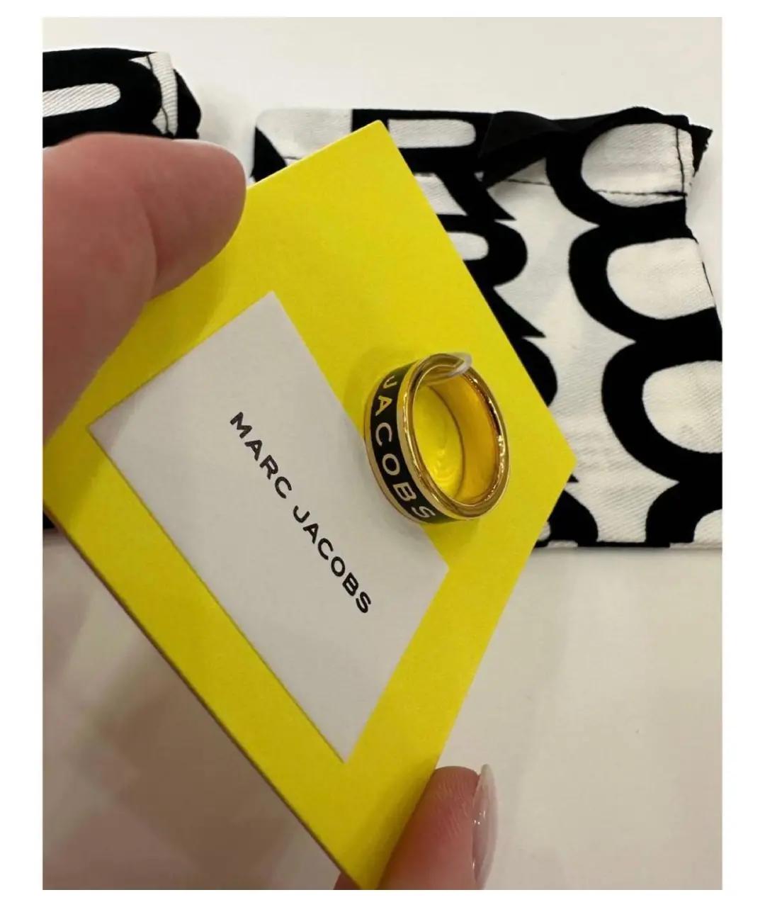 MARC JACOBS Черное латунное кольцо, фото 4