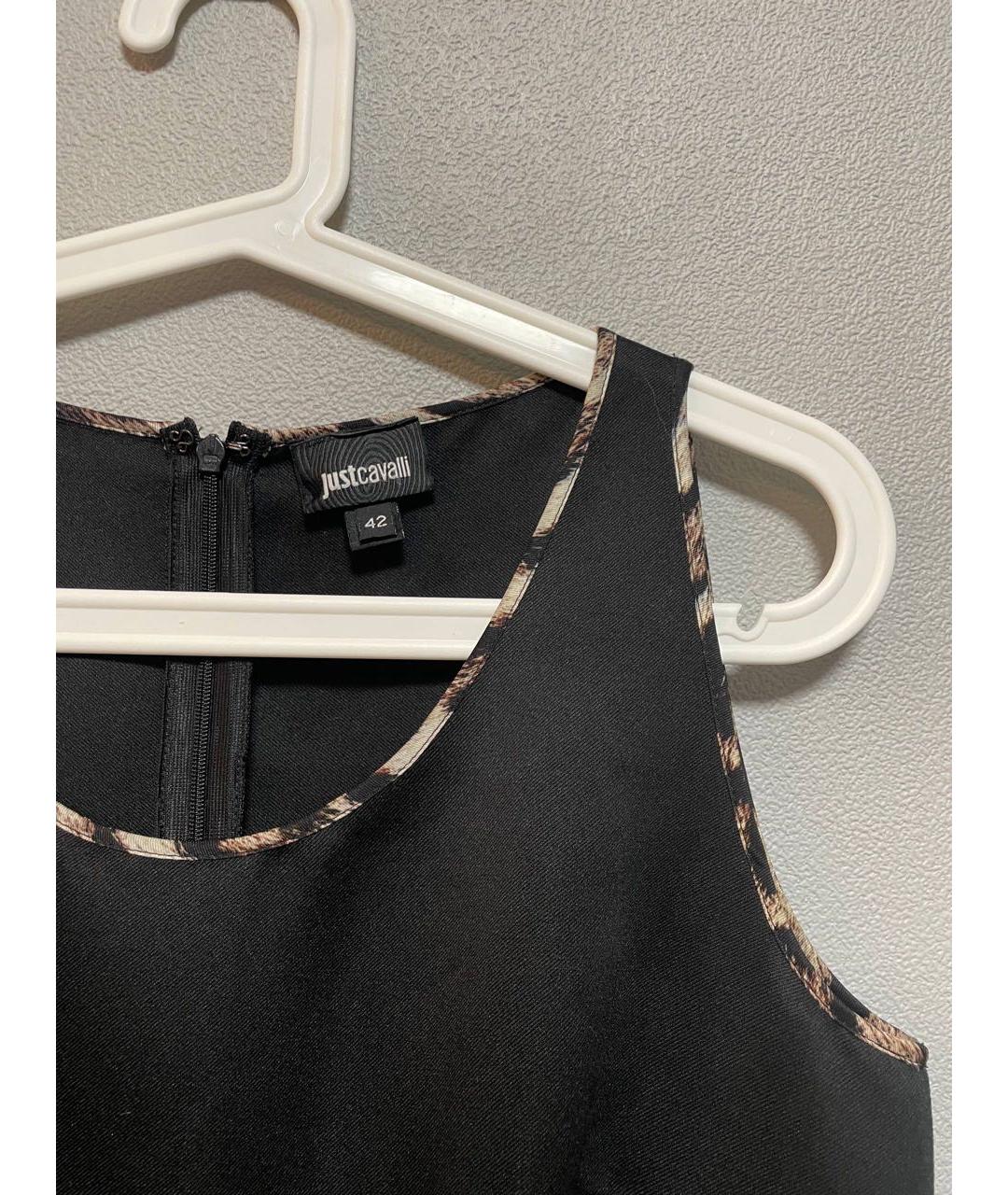 JUST CAVALLI Черное коктейльное платье, фото 8
