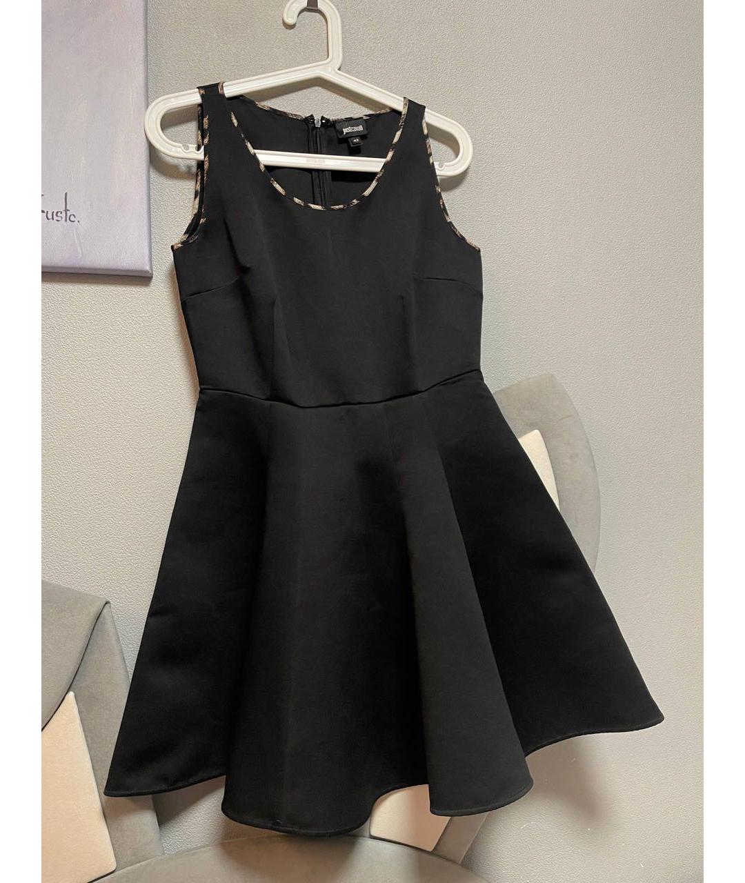 JUST CAVALLI Черное коктейльное платье, фото 2